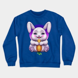 cute rabbit Crewneck Sweatshirt